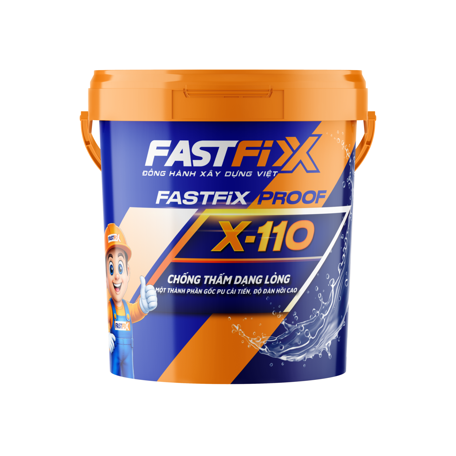 Chống thấm gốc PU 1 thành phần gốc nước - X110