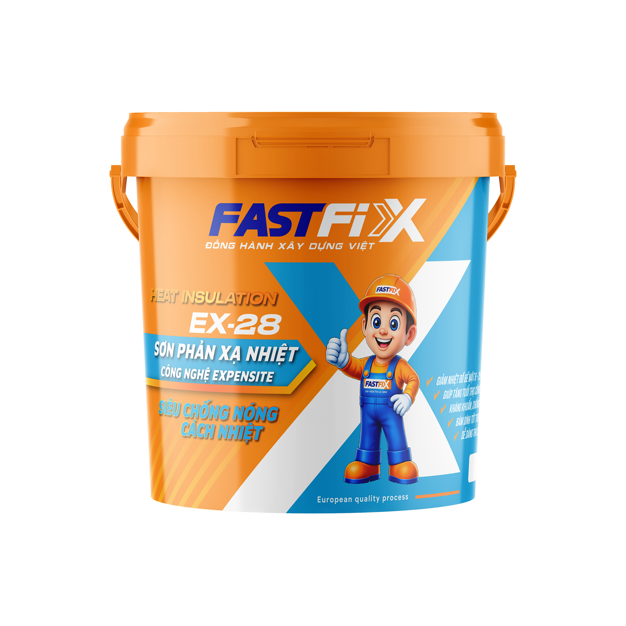 FASTFIX EX28 - Sơn phản xạ nhiệt công nghệ Expensite