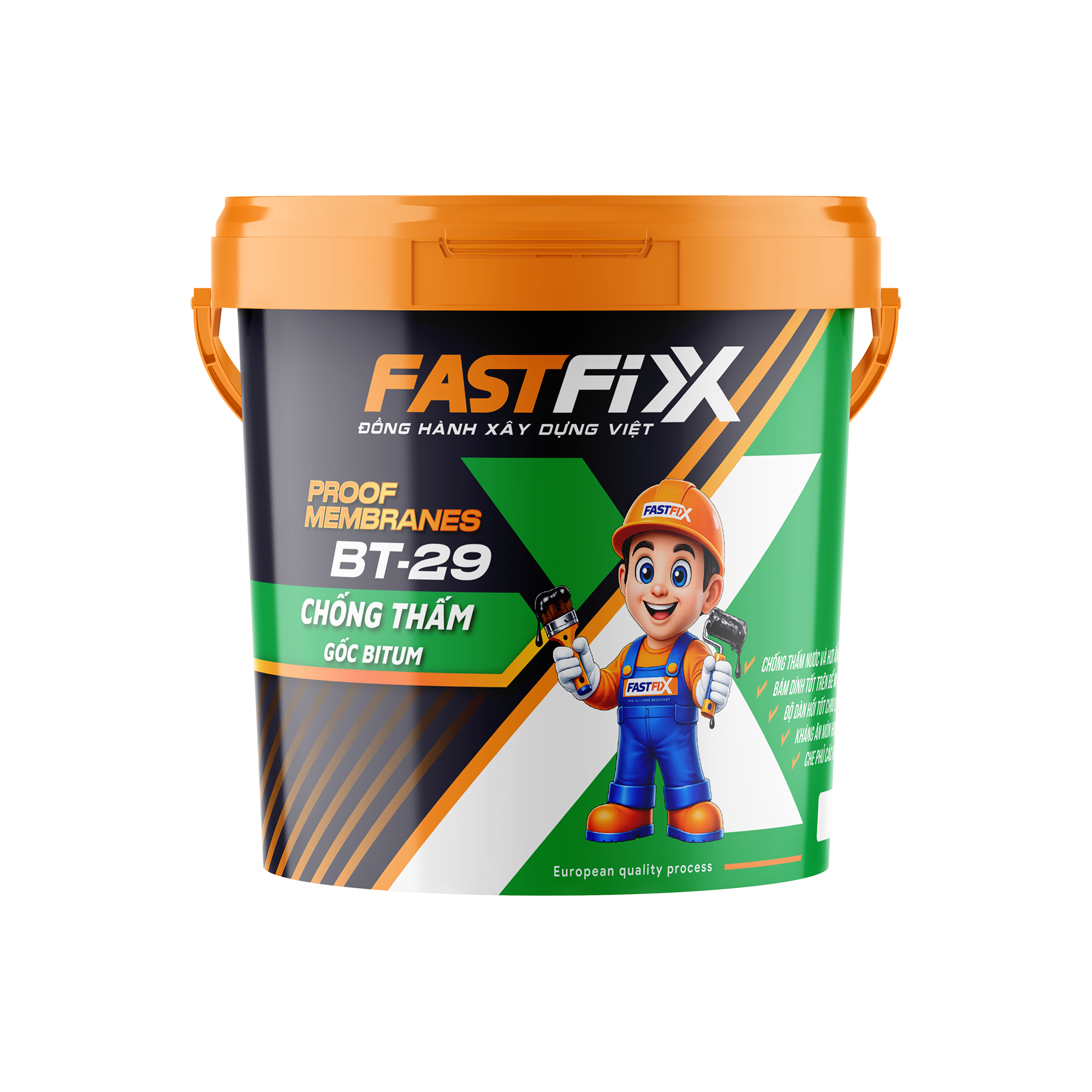 FASTFIX PROOF MEMBRANES BT29 - Chống thấm gốc Bitum